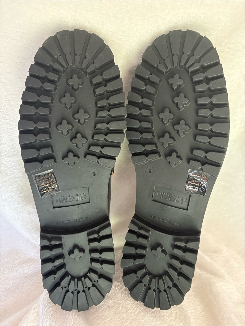 THURSDAY Women’s Black Lug Sole Platform Penny Loafers - Picture 8 of 8